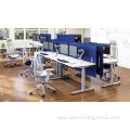 Popular Office Three Stages Corner Standing Desk Electric